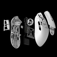 Souris de jeu sans fil WLMOUSE BEAST G, légère, ergonomique, 2.4G BT 3 modes, rechargeable, souris Esports