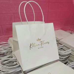 Bolsas de Papel Kraft Marrón Impresas Personalizadas con Asas, Ecológicas, para Restaurantes, Comida para Llevar, Empaquetado para Llevar con su Logotipo - Product Image 2