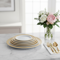 Vaisselle en mélamine de qualité supérieure, vente chaude, assiettes et plats ronds