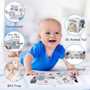 Libros de Tela Sensoriales de Tela No Tóxica, Juguetes Educativos Tempranos, Libros de Tela para Regalar, Juguetes de Aprendizaje para Niños Pequeños, Bebés y Niños - Product Image 2