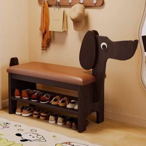 Multi-tiered <b>shoe</b> changing stool for home use, entryway, creative <b>shoe</b> rack, rental house, simple and economical <b>storage</b>. - Product Image 1