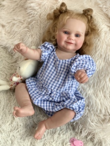 Muñeca Bebé Reborn de Silicona Realista para Niñas, Modelo <span class=keywords><strong>Minnie</strong></span> <span class=keywords><strong>Mouse</strong></span>, Negra Africana, de Juguete - Product Image 5