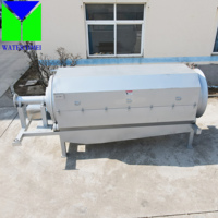 Filtre à tambour rotatif en acier inoxydable pour station d'épuration, filtre à tamis fin, cuve sous pression, capacité de 250L à 10000L pour boues