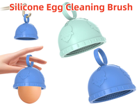 Brosse et Laveur à Œufs en Silicone Réutilisable Écologique Portable, Compatible Lave-Vaisselle, Outil de Cuisine – Offre Spéciale