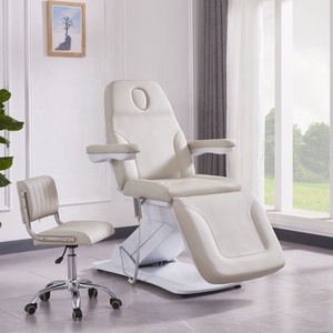 KISEN Luxury Fast Delivery Private Label Cosmetic Electric Facial Bed Massage <b>Table</b> Beauty Chair with 3 Motors Rotation Function - Product Image 2