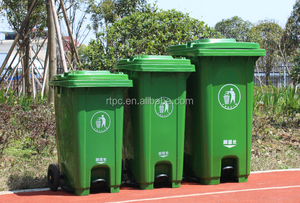 Nhà Máy 120L Thùng rác xe đẩy và Thùng rác Bán Phá Giá giỏ hàng đạp Thùng rác có thể - Product Image 6