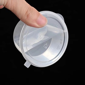 Contenants à sauce en plastique jetables <span class=keywords><strong>de</strong></span> petite taille, 0,5 oz, gobelet à soupe en PP avec couvercle scellé - Product Image 4
