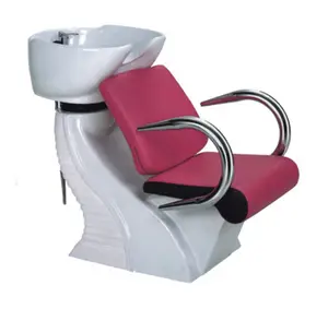 Saç lavabo salonu ekipmanları/salon lavabo şampuan kase sandalye/güzellik salonu sandalyeler lavabo ile