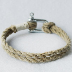 Handmade Happiness knotted <b>rope</b> <b>bracelet</b> - Product Image 1