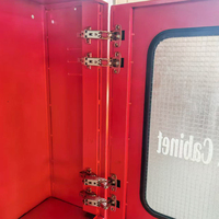 Armoire de rangement pour tuyaux d'incendie en acier inoxydable SLfire, boîte pour extincteur avec vitre