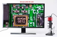 Kit de caméra de microscope vidéo pour USB 1080P, loupe numérique industrielle monoculaire, objectif zoom à monture C, soudure de circuits imprimés