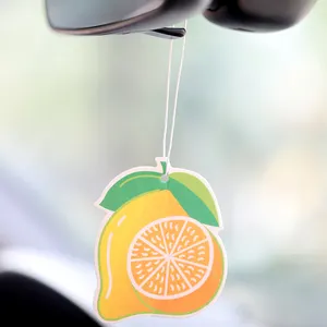 Custom Smell Shape Hanging Long Lasting Car Air Freshener Car Perfume Paper Car Freshener