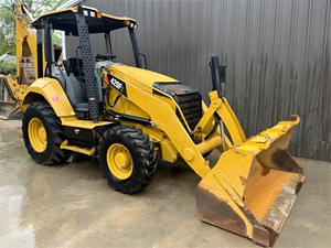 Mini-chargeuse rétrocaveuse multifonctionnelle à haute hauteur de levage, Caterpillar 420F2 2017, chargeuse compacte sur roues avec attache rétrocaveuse - Product Image 2