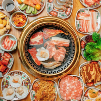 Piring Panggangan BBQ Korea dari Aluminium Alloy Maifanshi