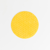 Tampon tonifiant à motif de perles jaunes, semi-gel bleu, concept rafraîchissant, matière première sèche, tissu non tissé