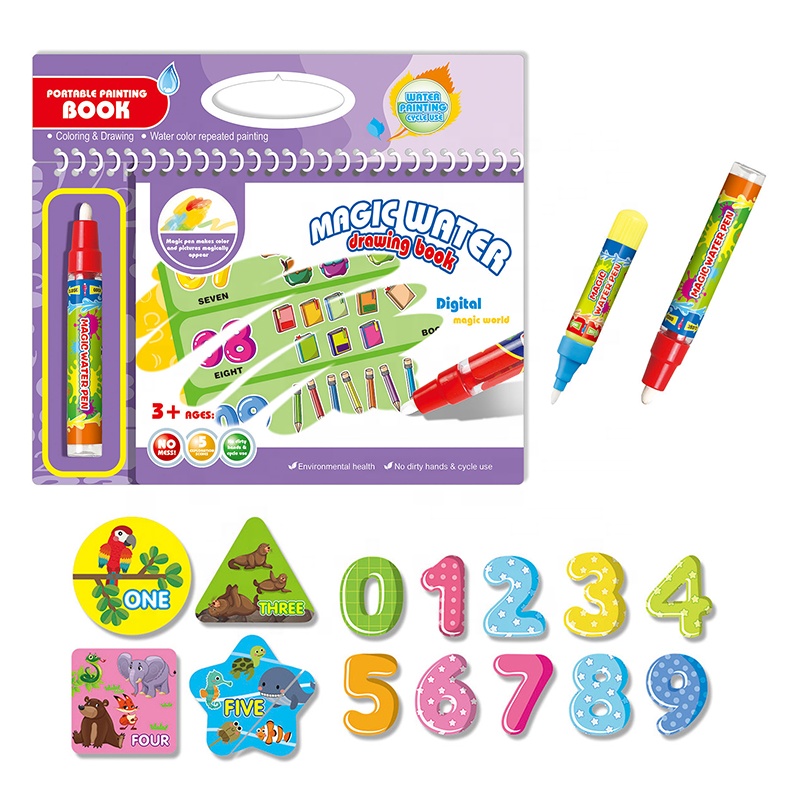 Water magic drawing book [ Digital world]
