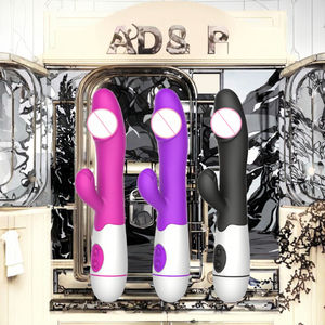 Hot Style G Spot Women Pussy Massager <b>Cheap</b> Silicone Rabbit Dildo Vaginal Electric <b>Vibrator</b> USB Rechargeable 10 Frequencies 100% - Product Image 2