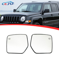 Accessoires de voiture, rétroviseur latéral de voiture, verre de rétroviseur blanc chauffant pour Jeep Patriot Liberty Dodge Nitro
