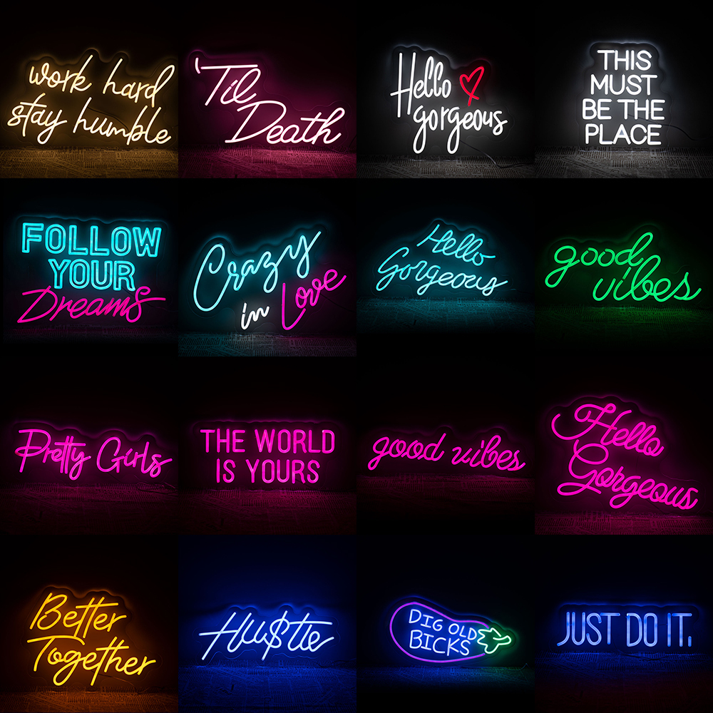 Led Advertising Open Neon Sign Custom Flex Diy Neon Light Signs Custom Neon Sign For Wedding Bar · image 5