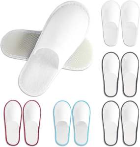 Pantuflas Desechables para Invitados, Pantuflas para Viajes, Pantuflas para Hotel, Pantuflas para Damas de Honor, Pantuflas para Spa, Bodas y Fiestas en Interiores - Product Image 2