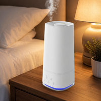 Humidificateur d'air à ultrasons à brume froide 4L, remplissage par le haut, pour chambre et grandes pièces, prise en charge de la personnalisation du logo OEM