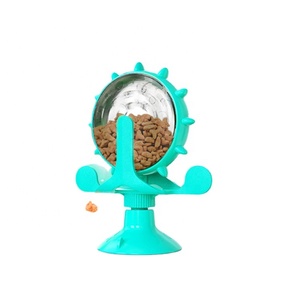 Nuevo Producto: Juguete Giratorio para Gatos con Diseño de Molino de Viento, Divertido y Antienfermedades, Dispensador Interactivo de Comida para Mascotas - Product Image 1