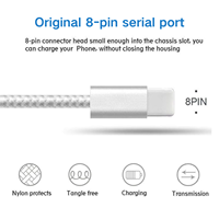 Câble Type C Premium 20W, câble de charge rapide, câble de données USB C en nylon tressé robuste pour iPhone 14 13 12 11 Pro Max OEM/ODM