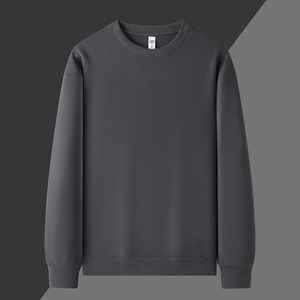 Sudaderas con capucha en blanco negro para <span class=keywords><strong>hombre</strong></span>, Sudaderas con cuello redondo, sudaderas personalizadas de gran tamaño estándar - Product Image 2