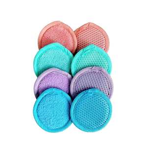 Hot Selling Custom Low Moq Heart Shape Washable Reusable Make up Remover Pad Sponge Face Cleansing Makeup Remover Pads - Product Image 1