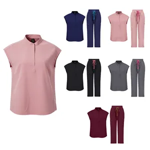 Anti-Wrinkle Durable Personalized Bulk Quality <b>Nursing</b> Scrub Suit Doctors Uniforms - Product Image 6
