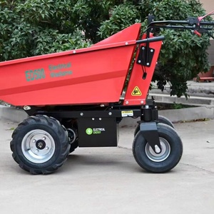 Mini-benne électrique écologique, compacte 300 °   Chariot à benne basculante flexible pour chantier - Product Image 4