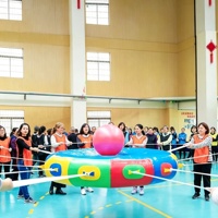Şişme Gök Gürültüsü Davulu Takım Oyunu Şişme Top Mücadelesi Şirket Okul Partisi Ticari Kiralama