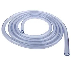 Vinyl Tubing CNJG Export USA 3/8" Clear Vinyl Tubing Food Grade Safety Drinking DEHP PVC Clear Hose Clear Tubing For Watering