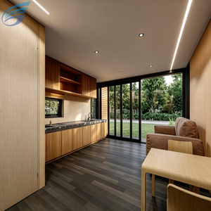 Leichtstahl-Moderne-Villa Vorgefertigtes Ferienhaus Öko-Boutique-Hotel Schlüsselfertiges Maßgeschneidertes Modulares Haus mit Schlafzimmer & Badezimmer - Product Image 4