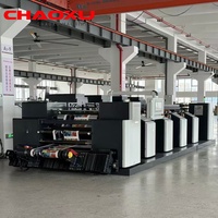 Machine d'impression flexographique à servocommande pour cartons pliables et emballages alimentaires