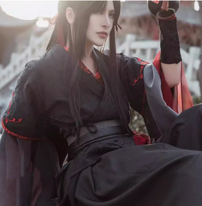 Ecowalson Anime Mo Dao Zu Shi el indómito Cosplay Wei Wuxian vestidos de novia-traje antiguo y Mo Xuanyu disfraces juego disfraces - Product Image 4