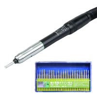 Kit de meuleuse pneumatique micro 60 000 tr/min haute vitesse avec jeu de pinces de serrage 0,8-3,175 mm pour le meulage de précision