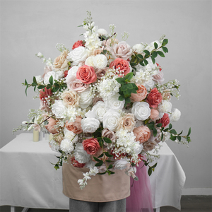 Wholesale Realistic giant Artificial Flower Ball Wedding Table Centerpiece Decoration 70cm Silk Flower Ball for Home decor - Product Image 1