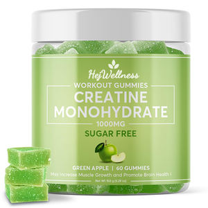 Venta al por mayor Oem Vegano Creatina Monohidrato Gomitas Preentrenamiento Proteína Vitamina Energía Suplemento Gomitas Para Hombres y Mujeres - Product Image 1