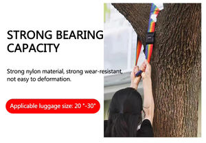 Nylon ajustável Bagagem Bagagem Mochila Mala Bagagem Strap Bagagem <span class=keywords><strong>Rainbow</strong></span> Belt Bagagem Strap - Product Image 3