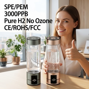 Botella de Agua Personalizada de 400 ml para Centro de Bienestar, Tecnología SPE, Generador de Alta Concentración de 3000 PPB, Venta al por Mayor, Pureza CE del 99.999 - Product Image 2