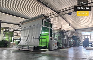 17000dtex bóng đá Turf nhân tạo tổng hợp cỏ <span class=keywords><strong>Bicolor</strong></span> màu xanh lá cây cỏ - Product Image 3