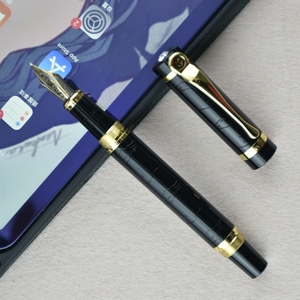 Bolígrafo de Metal Clásico Negro de Alta Gama, Marca de Fábrica, Producto Único, de Lujo para Hombre, con Botella de Tinta - Product Image 4