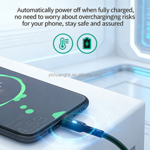 Cable de Datos Micro USB de Carga Rápida 3A con Apagado Automático Inteligente, Indicador Luminoso, Conductor de Cobre Puro, PVC, 1.2m - Product Image 5