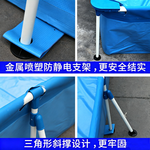 Piscina Elevada Personalizada con Estructura de Acero Grande para Adultos, para Jardín y Patio Trasero, con Protección UV - Product Image 6