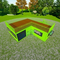 Architecture éco-durable de haute qualité conception de pont spacieux solution de maison de conteneur en acier pour appartements maisons de bureaux à domicile