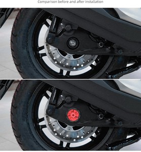 ฝาครอบตกแต่งเพลาหลังรถจักรยานยนต์สำหรับ <span class=keywords><strong>Forza</strong></span> อุปกรณ์เสริมสำหรับดัดแปลง NSS350ปลอกสกรูเพลา<span class=keywords><strong>ยาง</strong></span> - Product Image 2