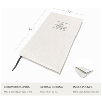 Journal de Gratitude : Plus de Bonheur, Affirmations, Réflexions, Guide Efficace de Manifestation – Journal Quotidien Non Daté à Spirale avec Reliure Cousue