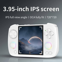 Consola de Juegos ANBERNIC RG CubeXX con Pantalla IPS de 3.95 Pulgadas y Resolución de 720*720, Tarjeta TF de 32GB+256GB y Más de 11000 Juegos