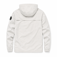 Blouson bomber tissé à capuche pour homme, coupe-vent, imperméable, demi-zip, tactique, streetwear, softshell d'automne